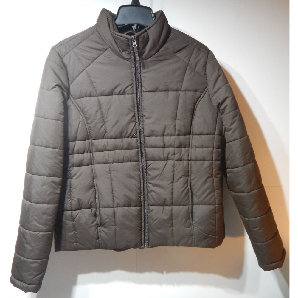 Athletic Works Women’s Quilted Jacket Brown NWOT Size L